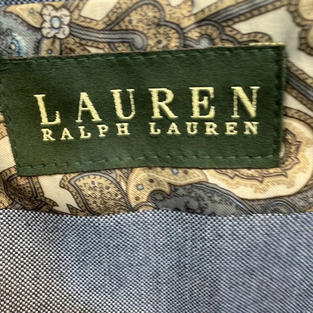Lauren Ralph Lauren for Macy's Rayon, Polyester Sport Coat‎ Blue Birdseye 44R